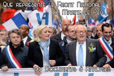 Liste des articles sur la grande question : Que représente le Front National de Marine Le Pen ?