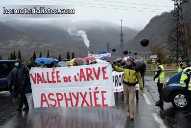 Pollution Vallée de l'Arve manifestation